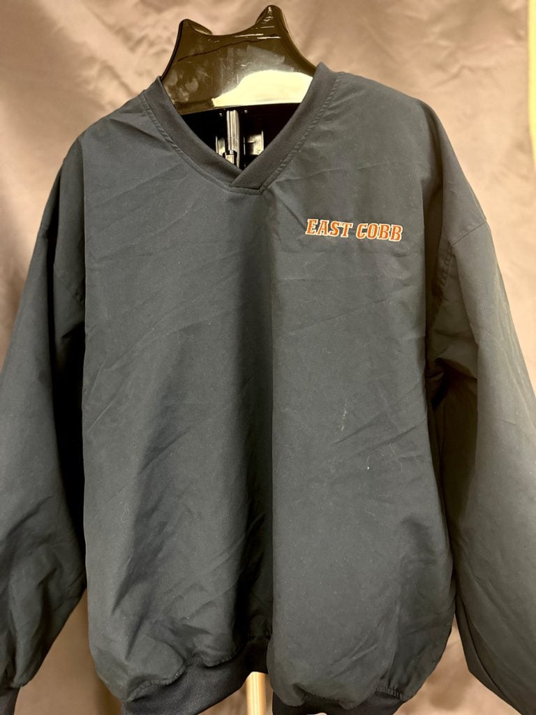 Black East Cobb sweatshirt with embroidered logo on the chest.